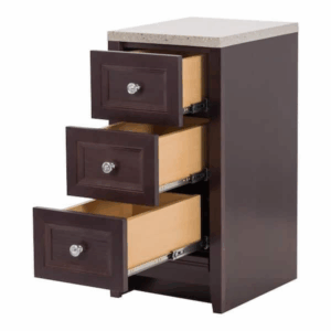 Glacier Bay: Delridge 14 in. W x 17 in. D x 30 in. H Linen Cabinet in Chocolate Finish