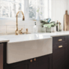 Sinkology 30in Farmhouse Apron Front Undermount Single Bowl Fireclay Kitchen Sink (Crisp White)