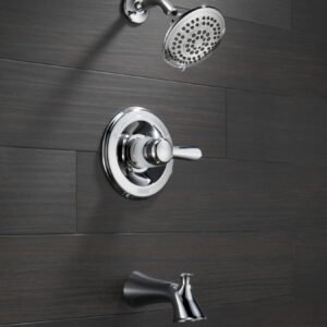 Delta Classic Single-Handle 5-Spray Tub and Shower Faucet in Chrome (Valve Included)