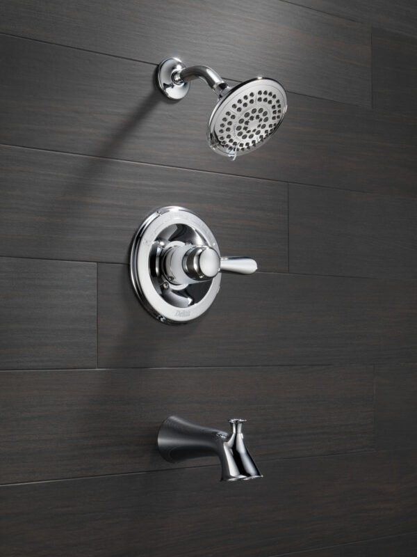 Delta Classic Single-Handle 5-Spray Tub and Shower Faucet in Chrome (Valve Included)