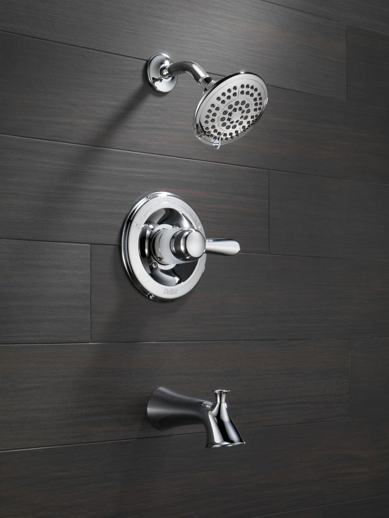 Delta Classic Single-Handle 5-Spray Tub and Shower Faucet in Chrome (Valve Included)