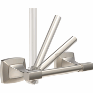 Pivot Arm Toilet Paper Holder – Bath Hardware Accessory (Matte Black)