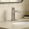 Battery-Powered Touchless Single-Hole Bathroom Faucet in Vibrant Brushed Nickel