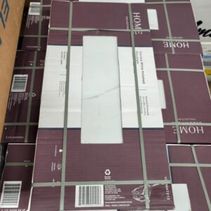 Carrara Polished Porcelain Marble Look Floor & Wall Tile