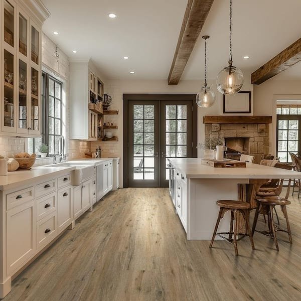 American Ash 22MIL x 9in. W x 48 in L click Lock Waterproof Luxury Vinyl Plank Flooring. ( 23.sqft/ case)