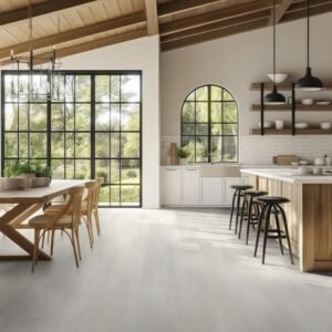 Silverbow 12MIL x 7in. x 60 in. Waterproof  Click Lock Rigid  Core Luxury  Vinyl Plank Flooring ( 26.73 sq.ft / case)