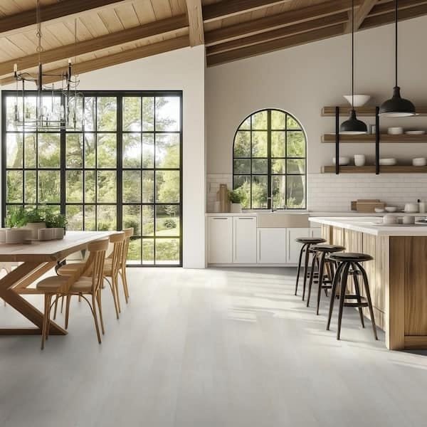 Silverbow 12MIL x 7in. x 60 in. Waterproof  Click Lock Rigid  Core Luxury  Vinyl Plank Flooring ( 26.73 sq.ft / case)