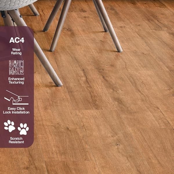Autumn Valley Oak 12 mm T x 8 in. W Waterproof Laminate Wood Flooring ( 15.94sq.ft / case)